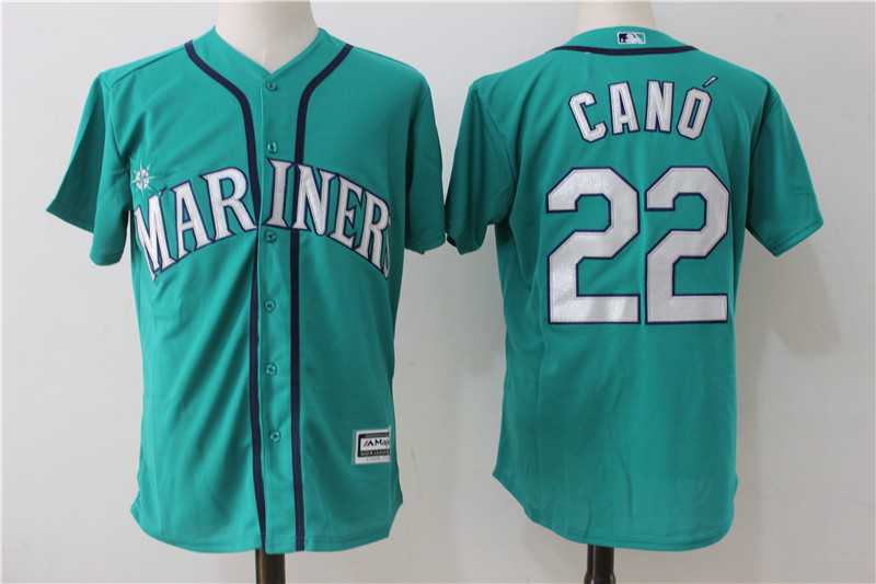 Seattle Mariners #22 Robinson Cano Northwest Green Alternate New Cool Base Jersey,We sell and wholesale Seattle Mariners #22 Robinson Cano Northwest Green Alternate New Cool Base Jersey on line form chian!